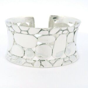 John Hardy Sterling Silver Kali Pebble Cuff Bracelet - 6.5"